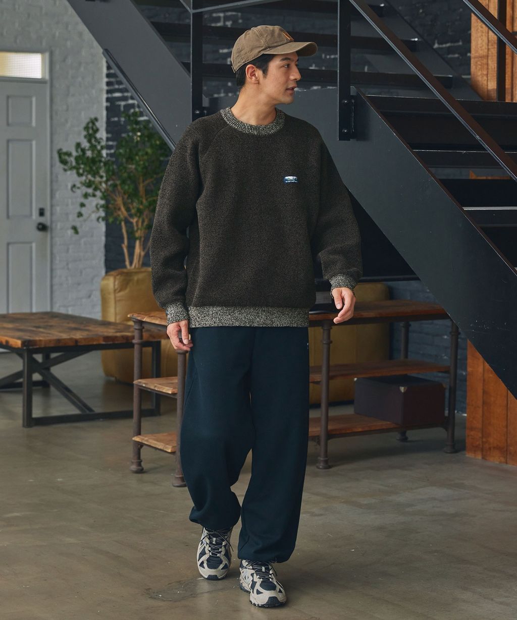 THE CRAFT CREW PRODUCTS 抗起毛球可機洗保暖磨毛紗拉格蘭針織衣_113