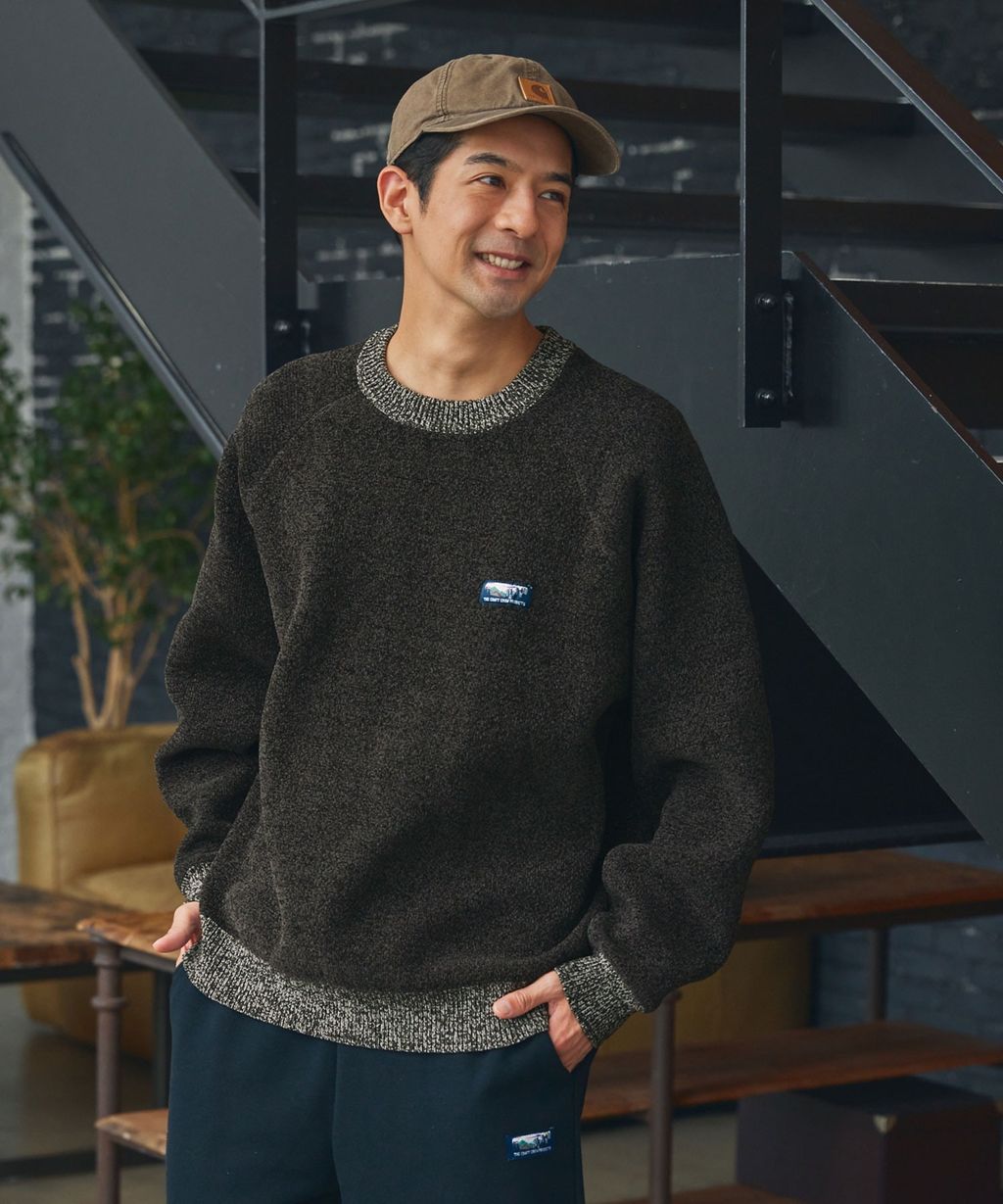 THE CRAFT CREW PRODUCTS 抗起毛球可機洗保暖磨毛紗拉格蘭針織衣_116