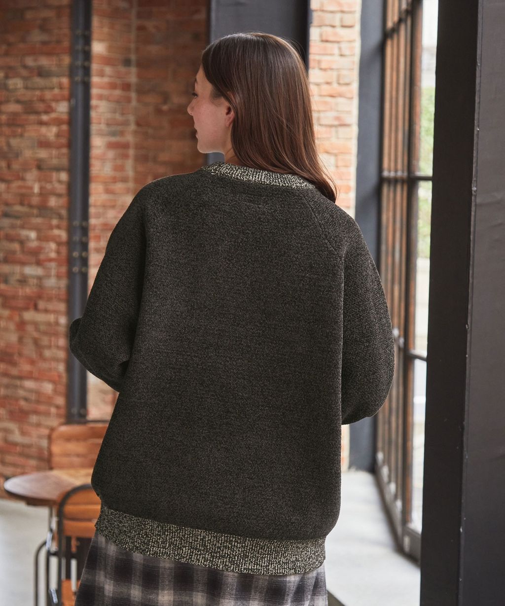 THE CRAFT CREW PRODUCTS 抗起毛球可機洗保暖磨毛紗拉格蘭針織衣_109