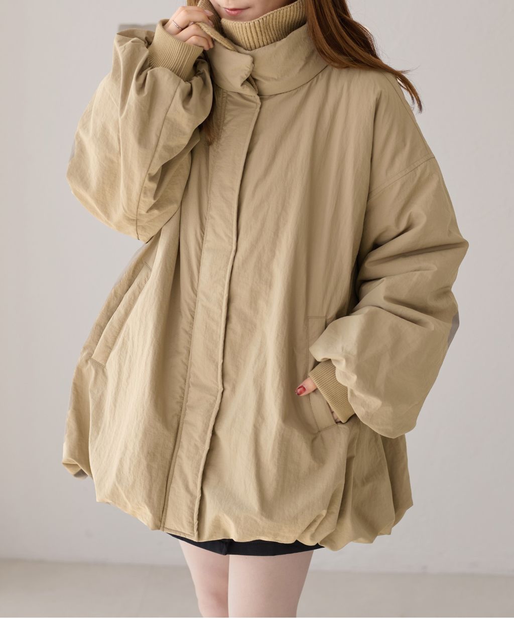 apres jour clair 寬鬆版型中棉保暖防風氣球外套_1