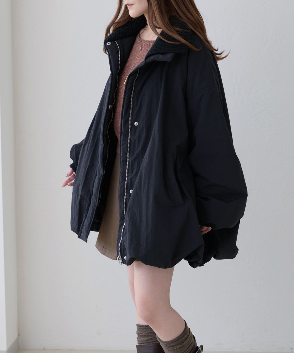 apres jour clair 寬鬆版型中棉保暖防風氣球外套_4