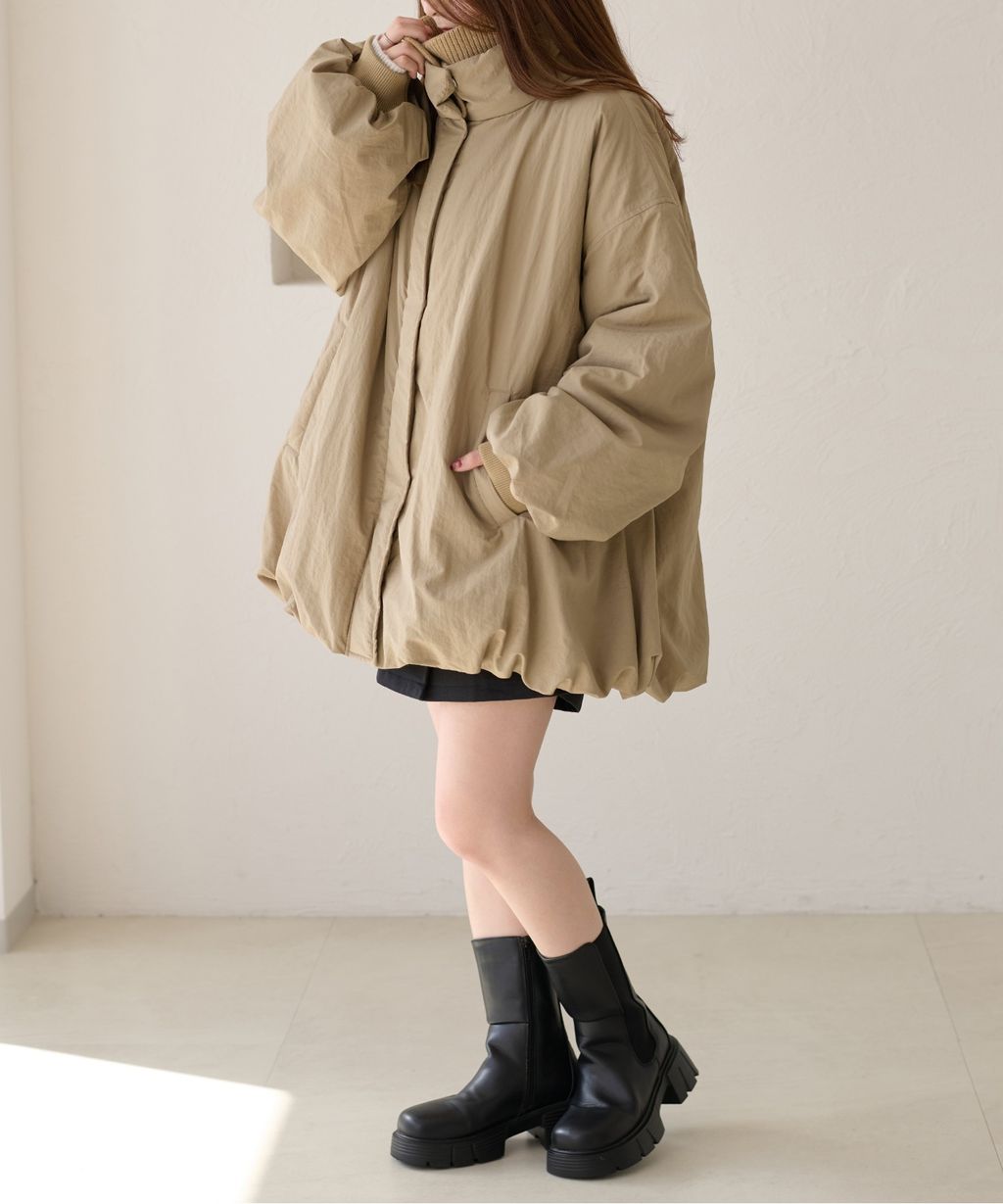 apres jour clair 寬鬆版型中棉保暖防風氣球外套_68