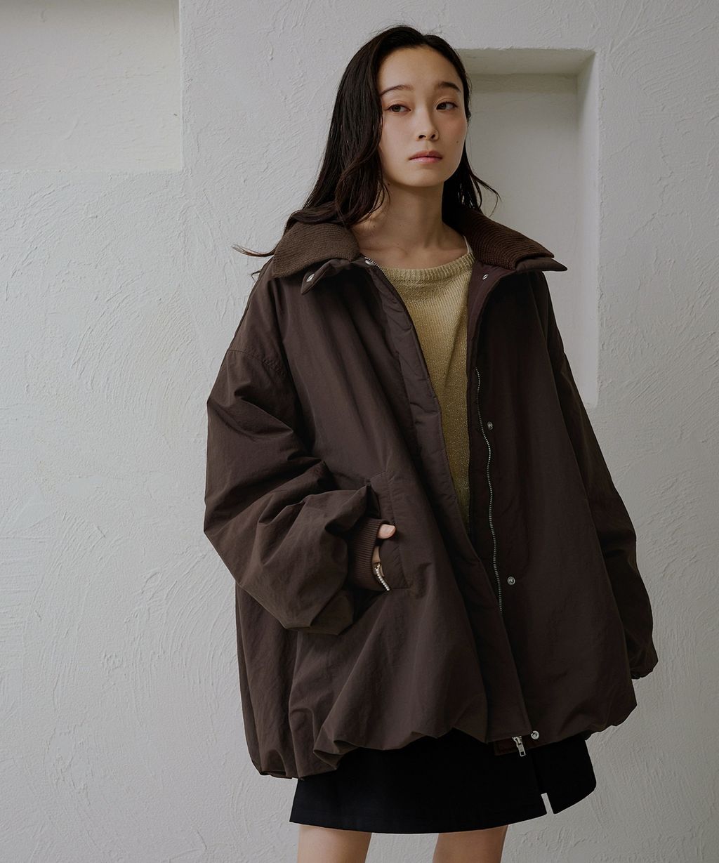 apres jour clair 寬鬆版型中棉保暖防風氣球外套_50