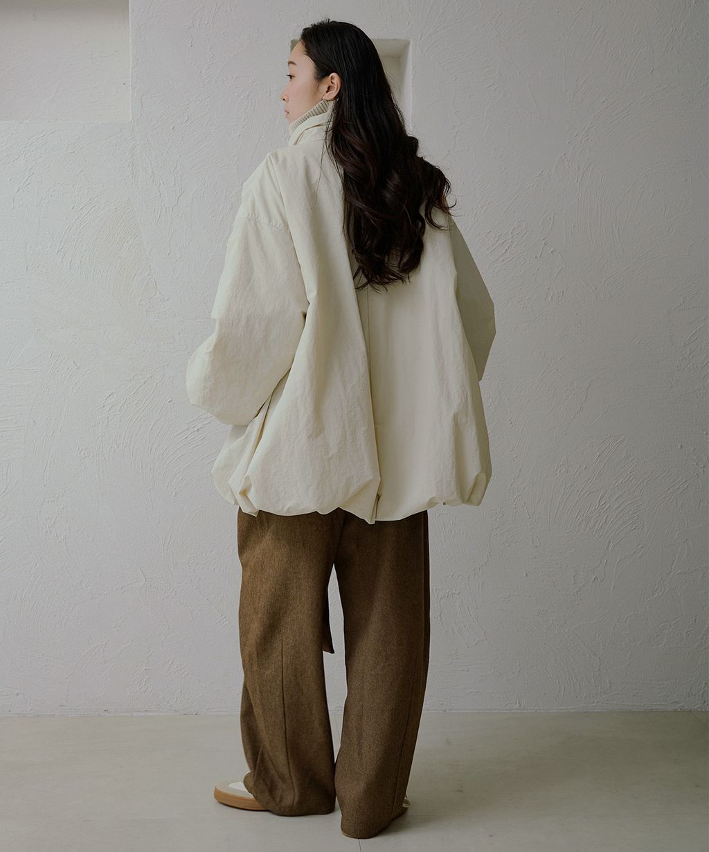 apres jour clair 寬鬆版型中棉保暖防風氣球外套_33