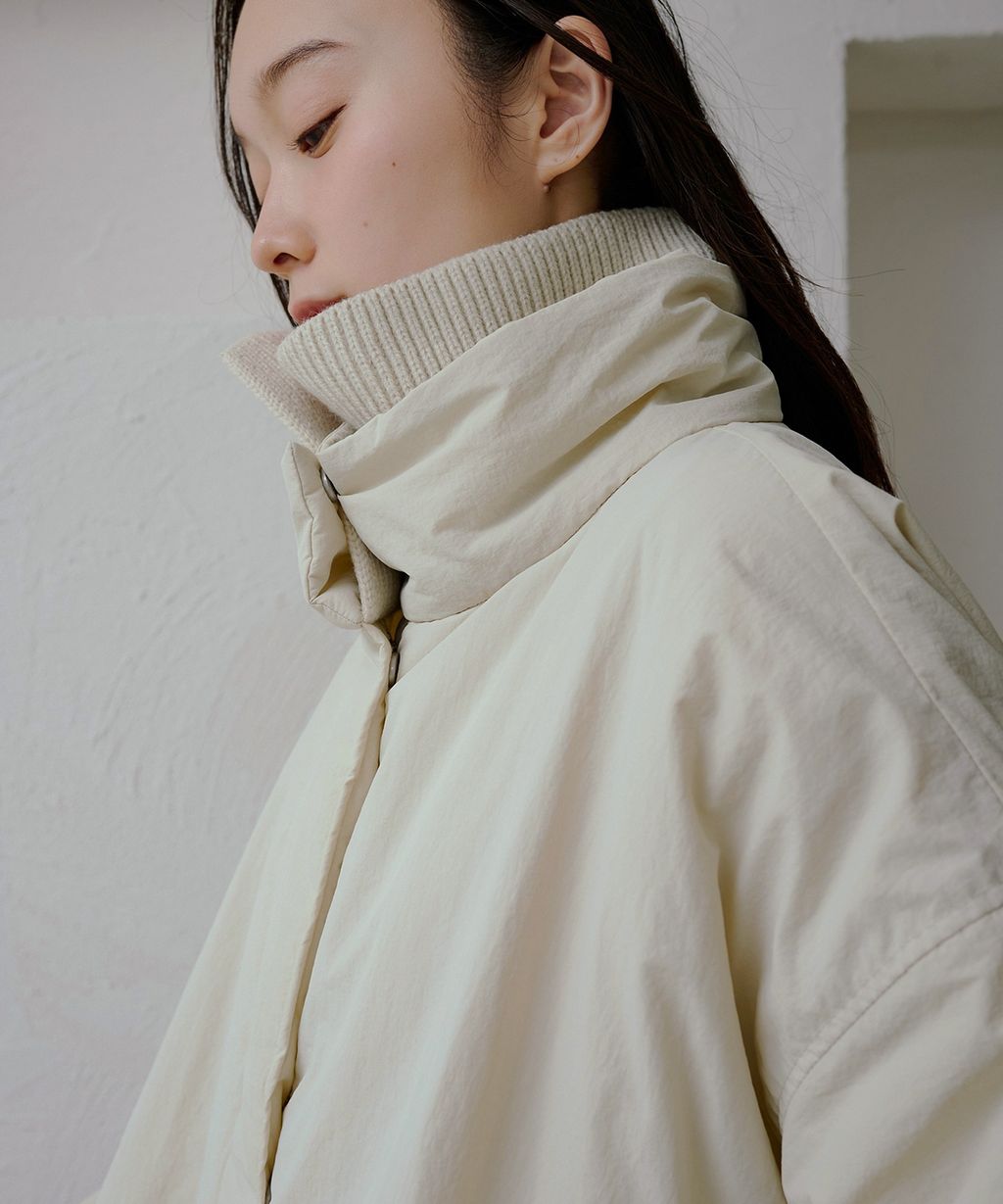 apres jour clair 寬鬆版型中棉保暖防風氣球外套_24