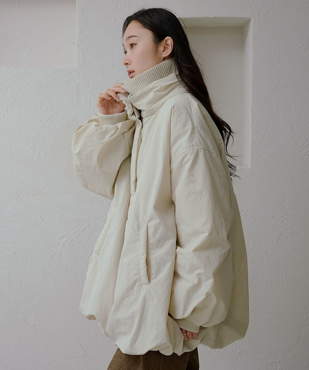 apres jour clair 寬鬆版型中棉保暖防風氣球外套_29