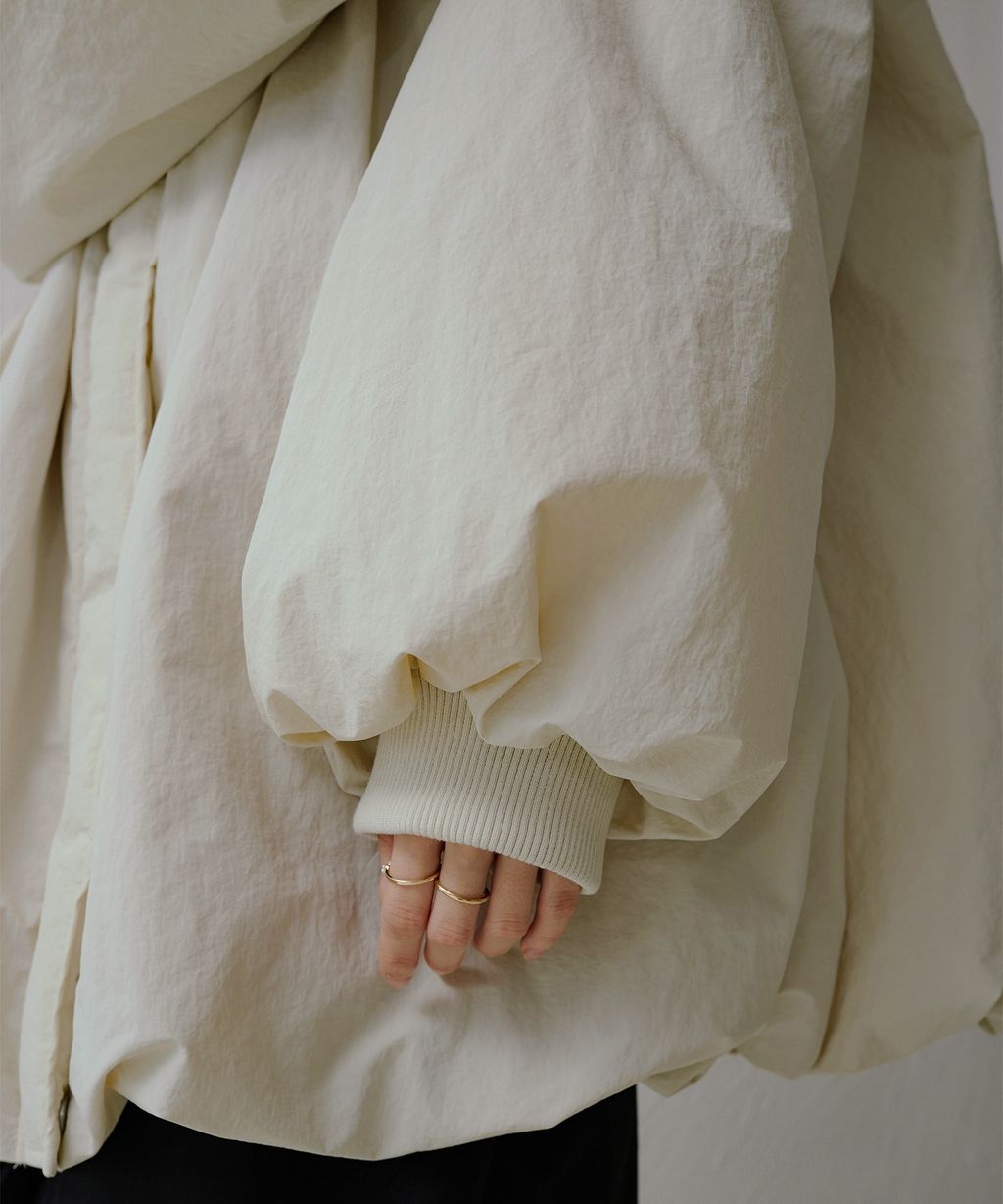 apres jour clair 寬鬆版型中棉保暖防風氣球外套_25