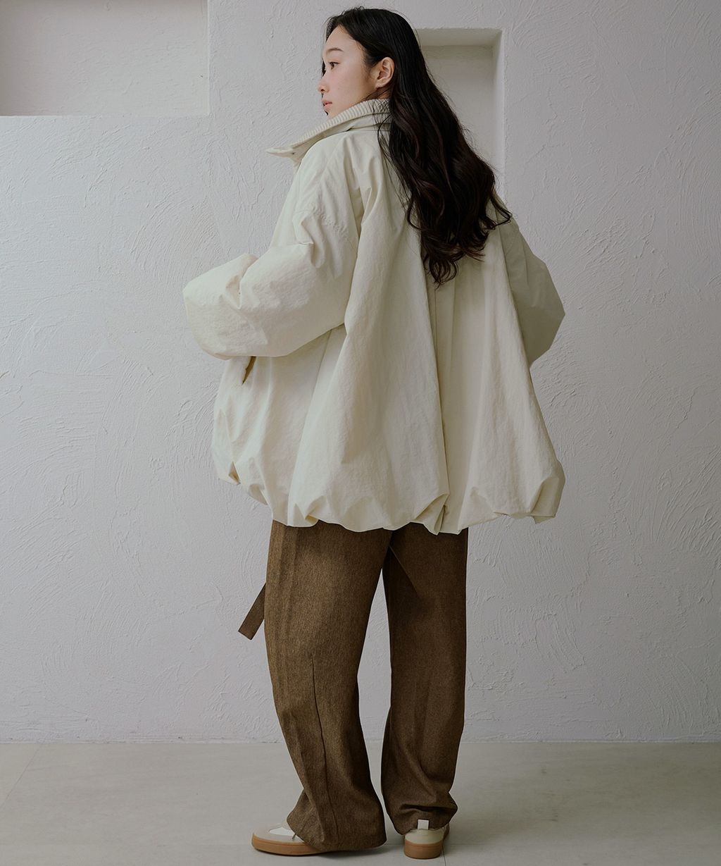 apres jour clair 寬鬆版型中棉保暖防風氣球外套_40