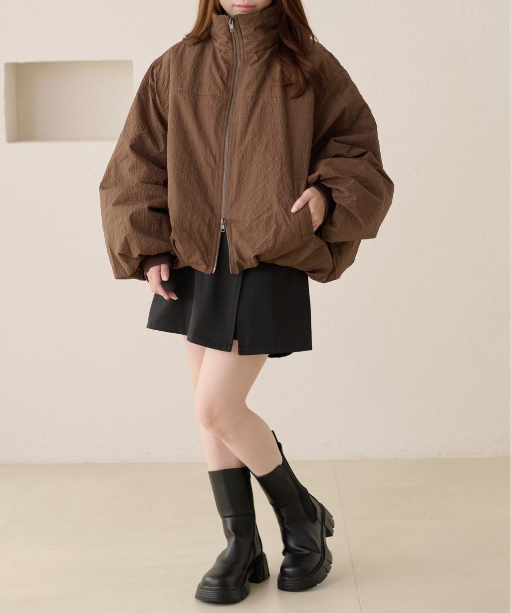 apres jour clair 雙拉鍊中綿保暖氣球外套_4