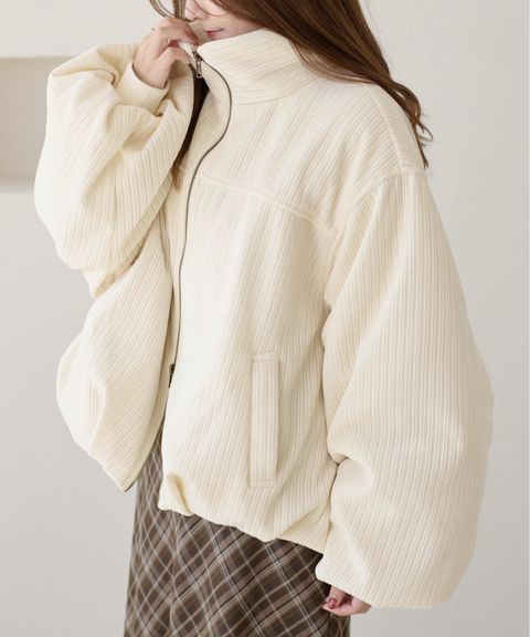 apres jour clair 雙拉鍊中綿保暖氣球外套_3