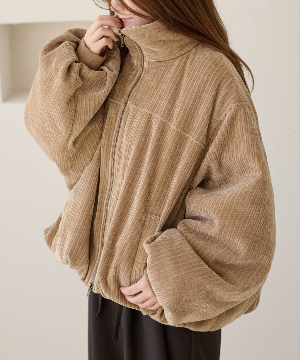 apres jour clair 雙拉鍊中綿保暖氣球外套_1