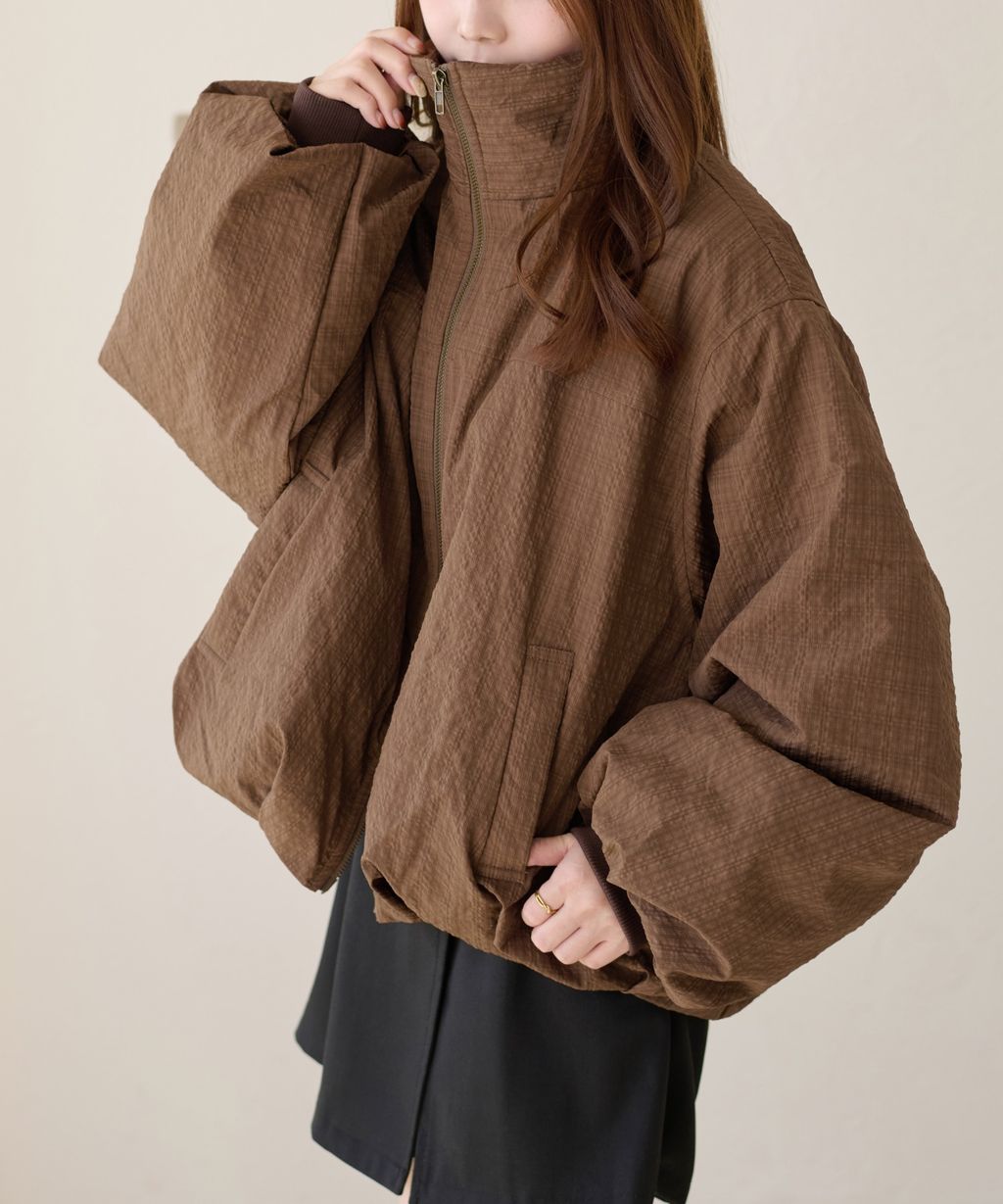 apres jour clair 雙拉鍊中綿保暖氣球外套_13