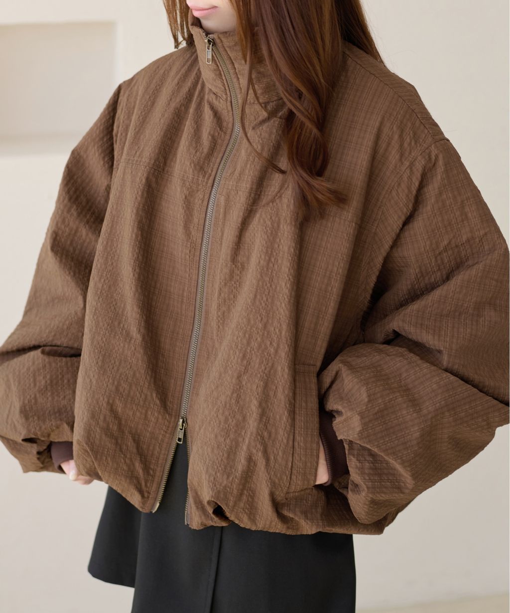 apres jour clair 雙拉鍊中綿保暖氣球外套_12