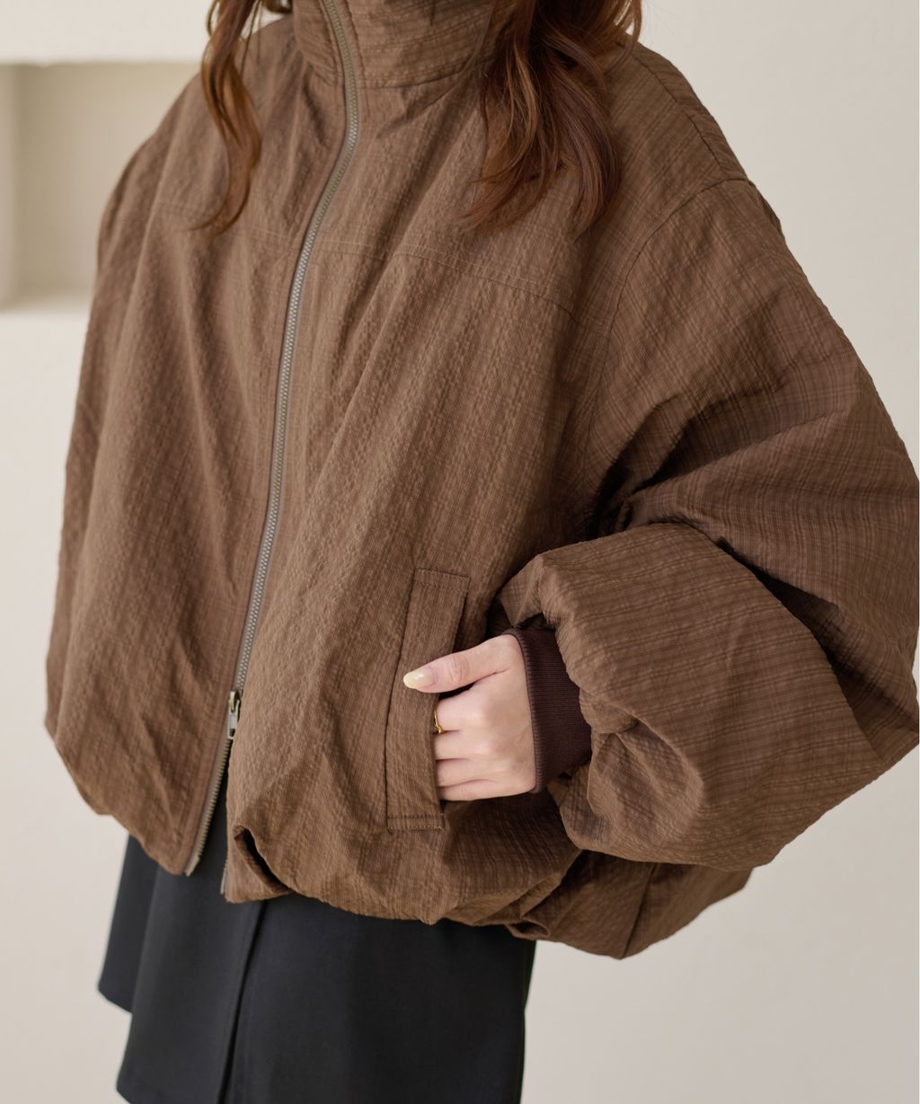 apres jour clair 雙拉鍊中綿保暖氣球外套_15