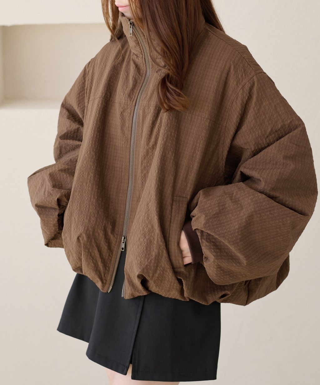 apres jour clair 雙拉鍊中綿保暖氣球外套_11