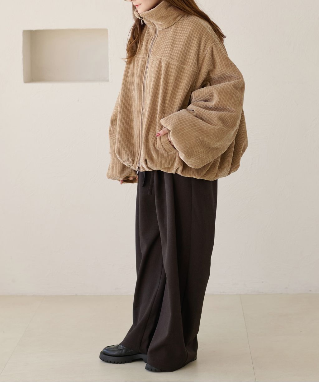 apres jour clair 雙拉鍊中綿保暖氣球外套_37