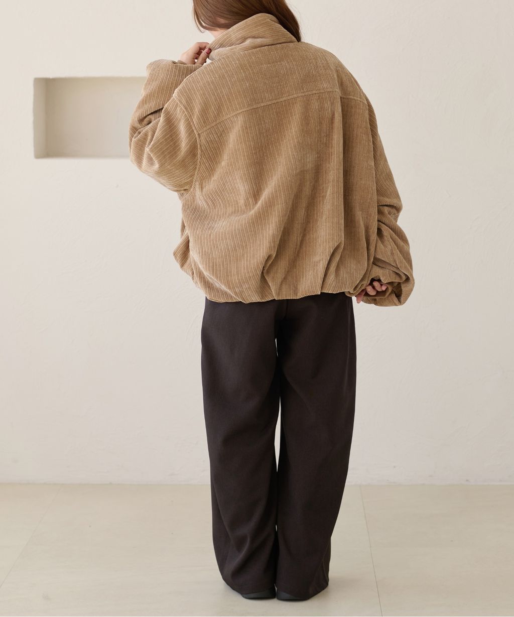 apres jour clair 雙拉鍊中綿保暖氣球外套_38