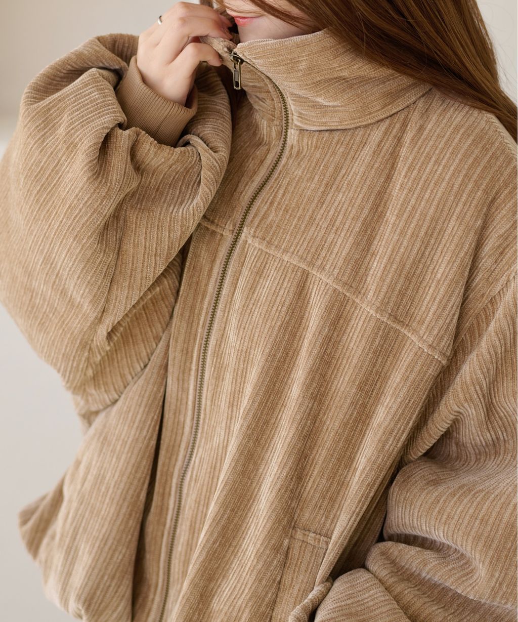 apres jour clair 雙拉鍊中綿保暖氣球外套_42