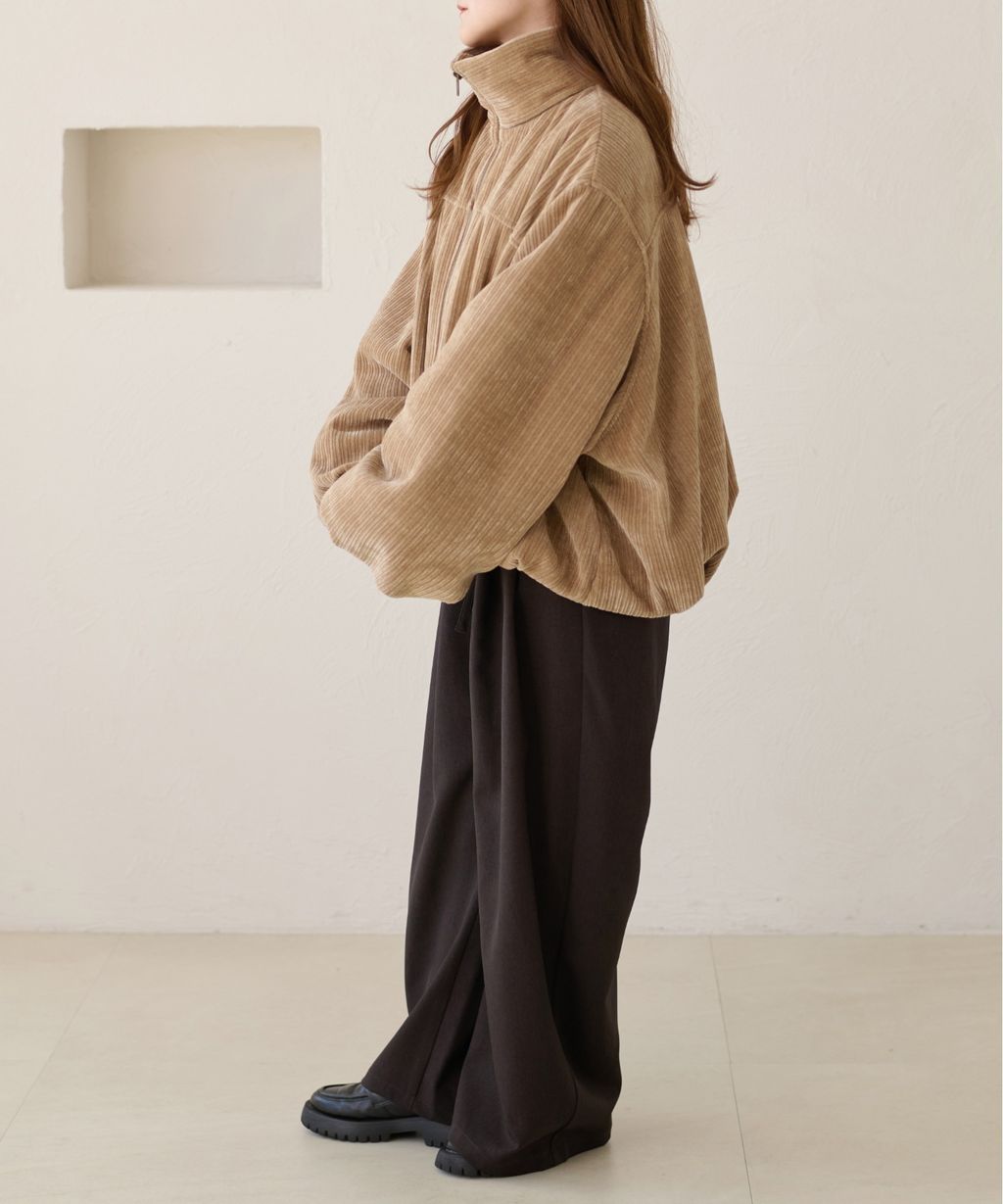 apres jour clair 雙拉鍊中綿保暖氣球外套_36