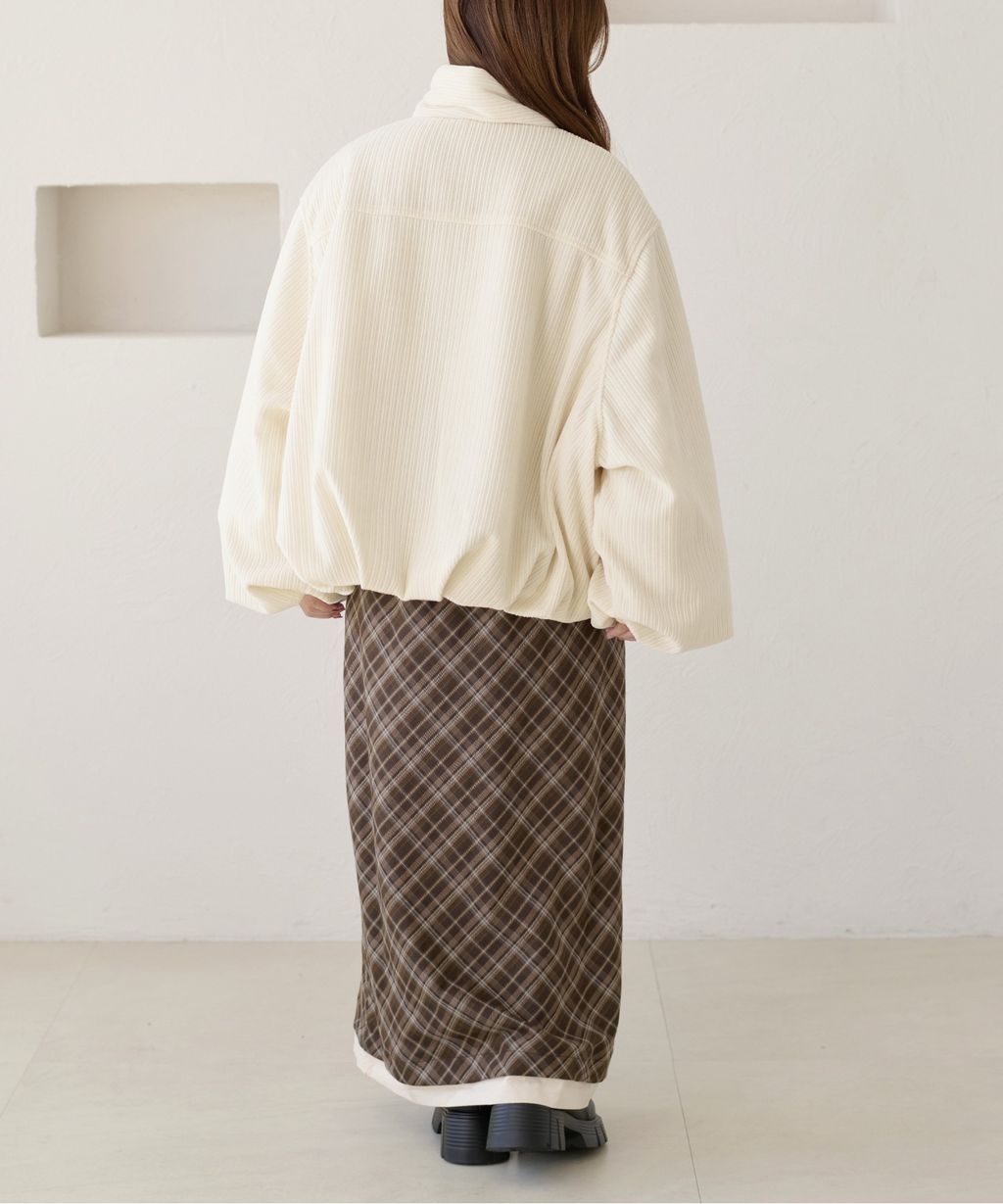 apres jour clair 雙拉鍊中綿保暖氣球外套_24