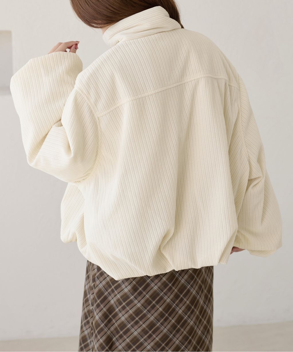 apres jour clair 雙拉鍊中綿保暖氣球外套_25