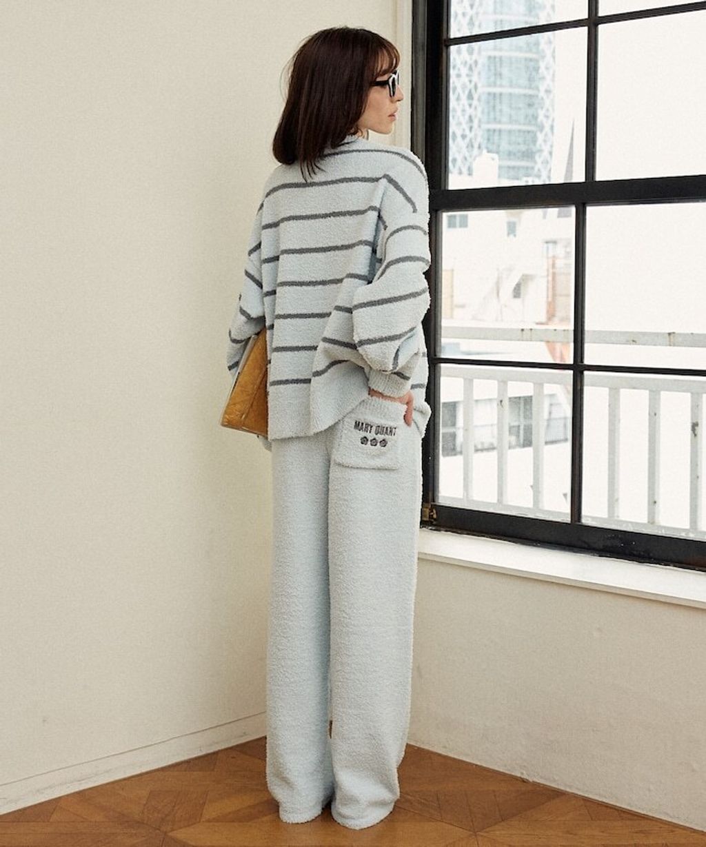 MARY QUANT 保暖蓬鬆柔軟親膚絨毛居家套裝(上衣＋長褲)_37