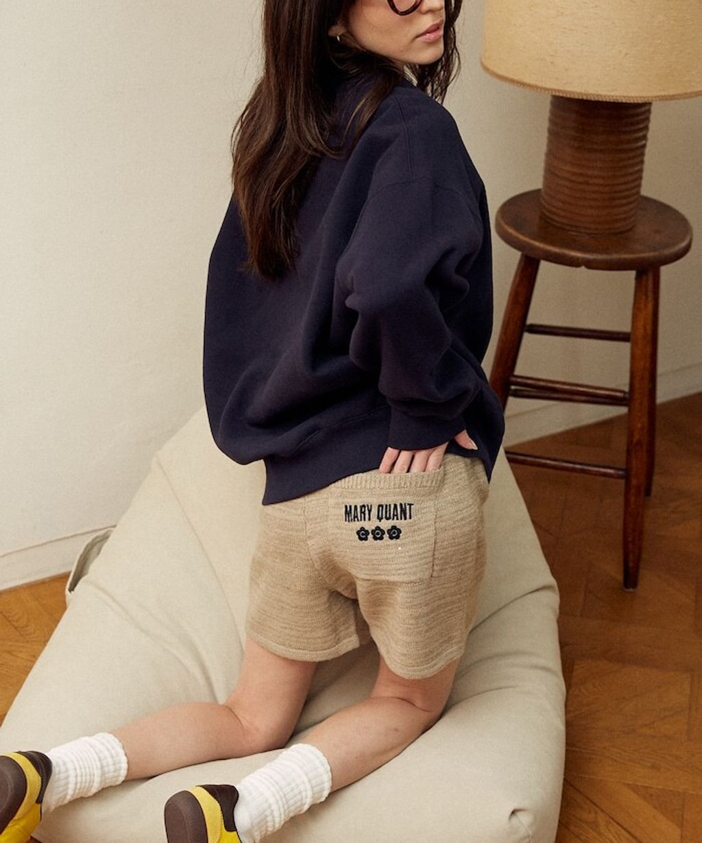 MARY QUANT 亮片點綴柔軟親膚針織短褲_21