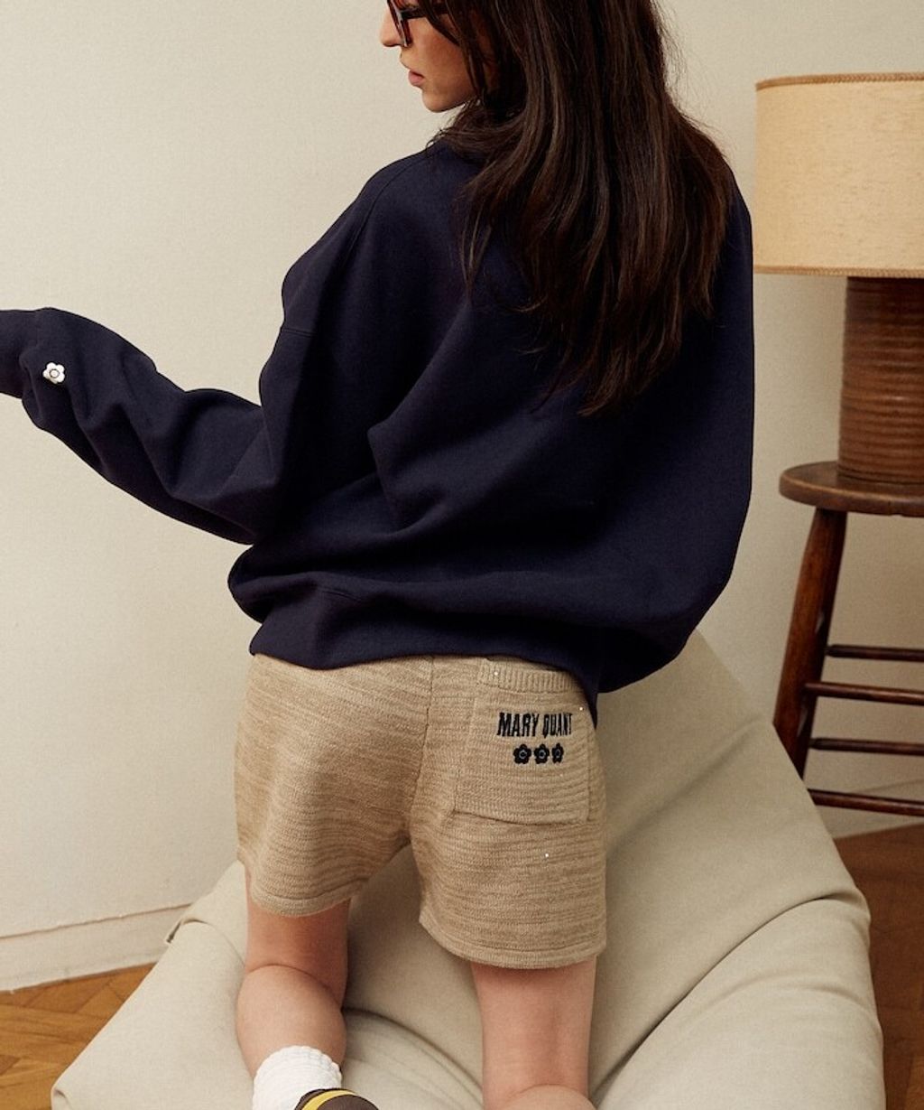 MARY QUANT 亮片點綴柔軟親膚針織短褲_22