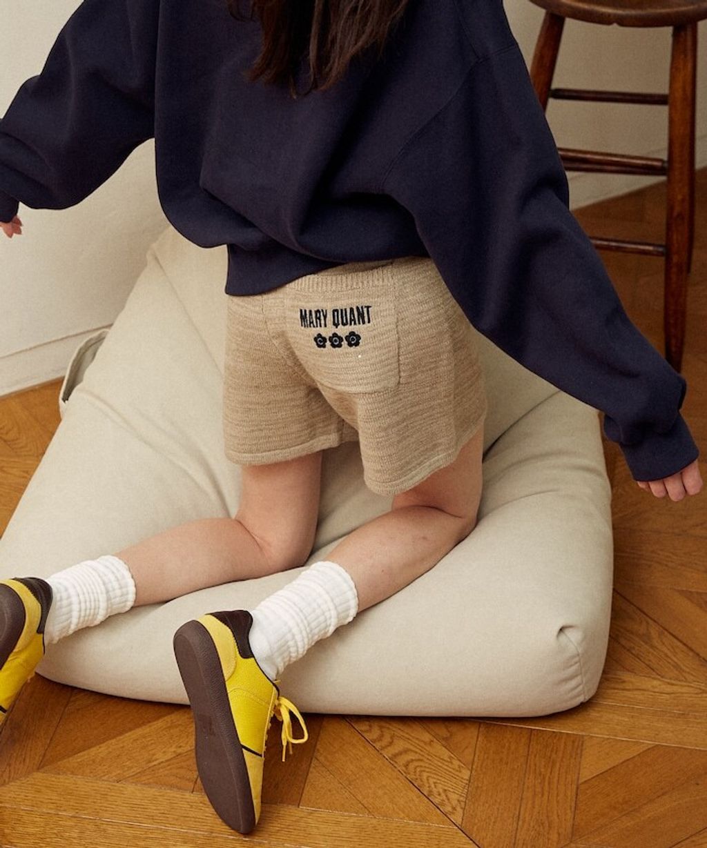 MARY QUANT 亮片點綴柔軟親膚針織短褲_23