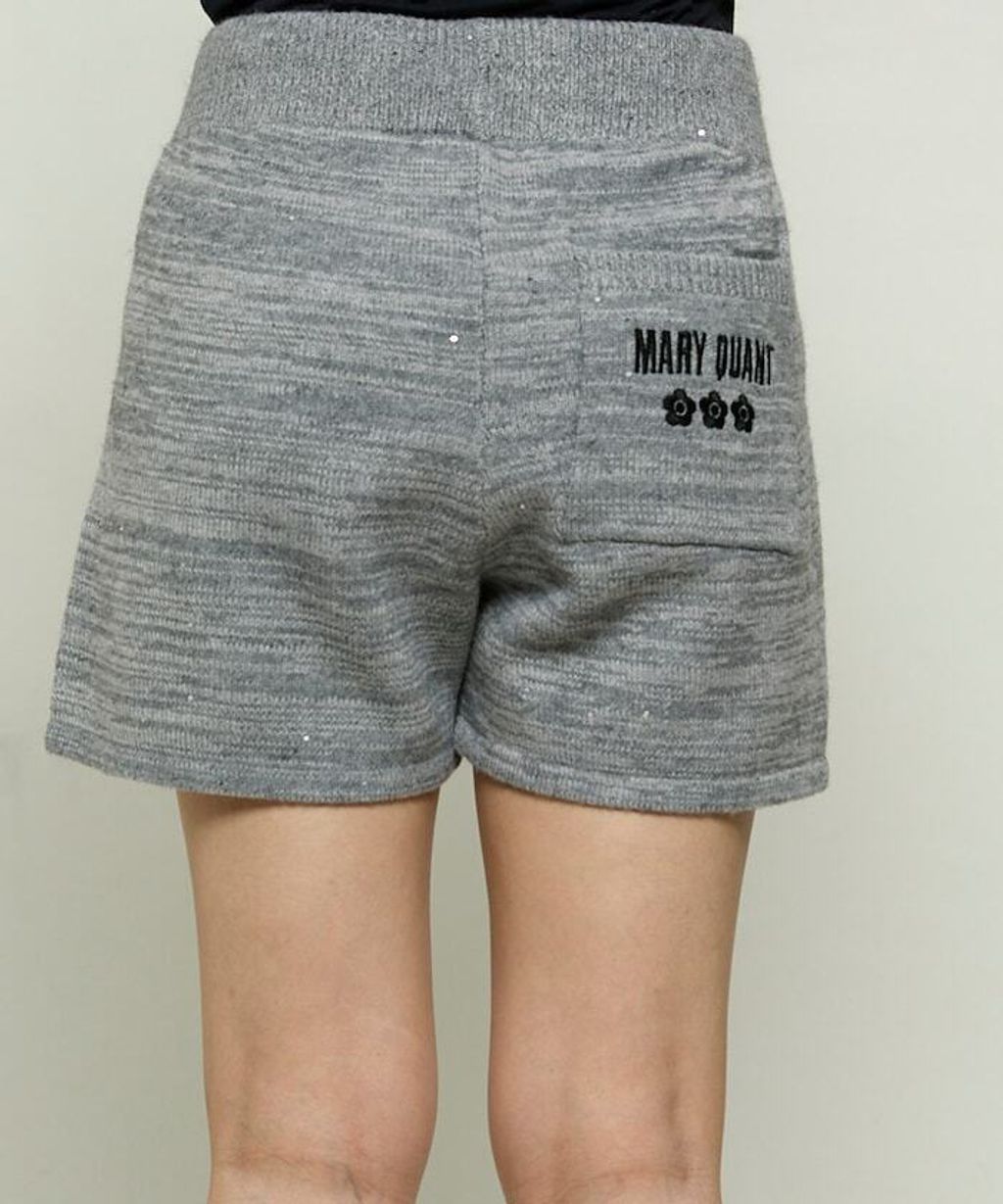 MARY QUANT 亮片點綴柔軟親膚針織短褲_55