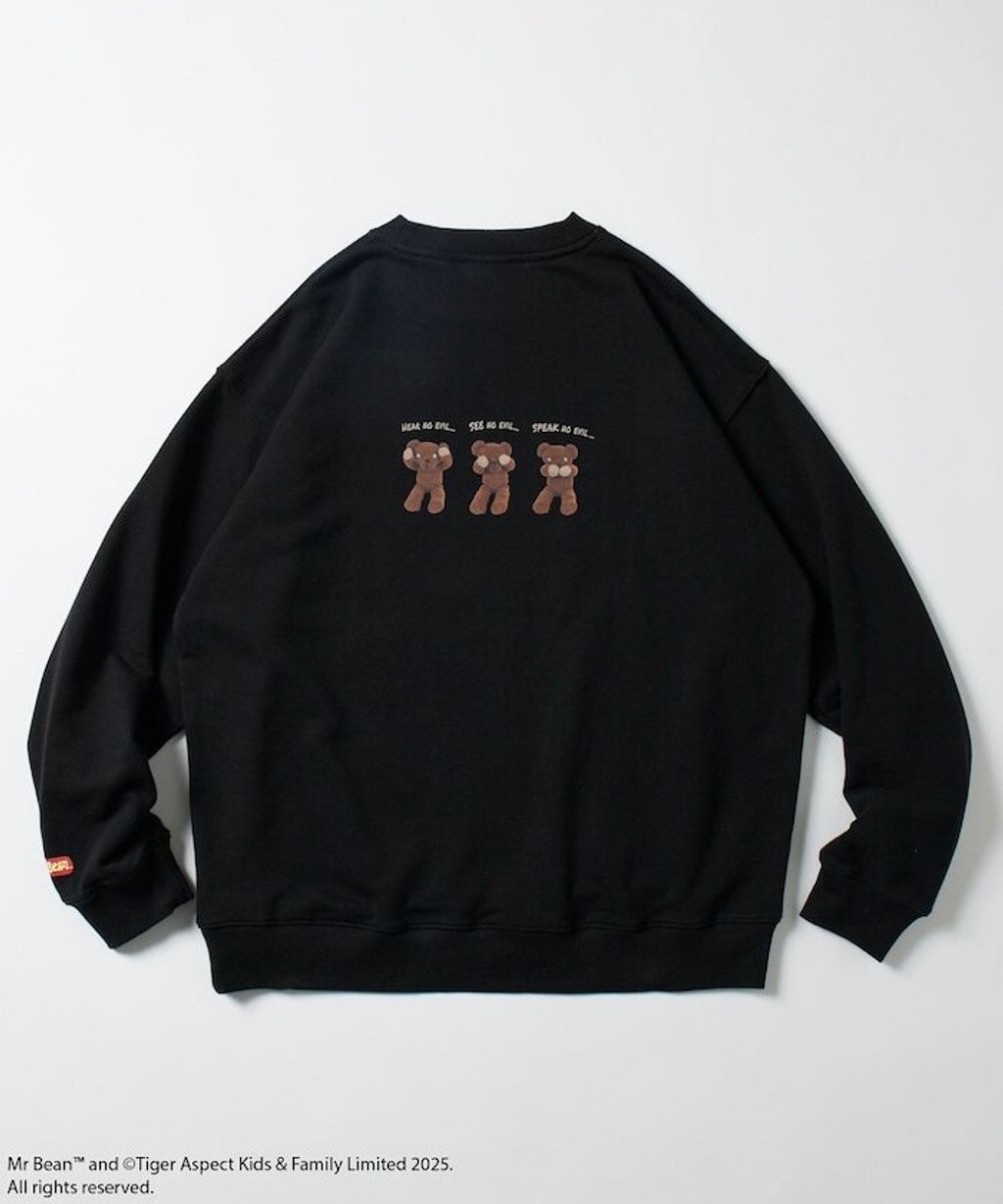 Mr. Bean × FREAKS STORE Teddy印花圓領厚磅大學T_13