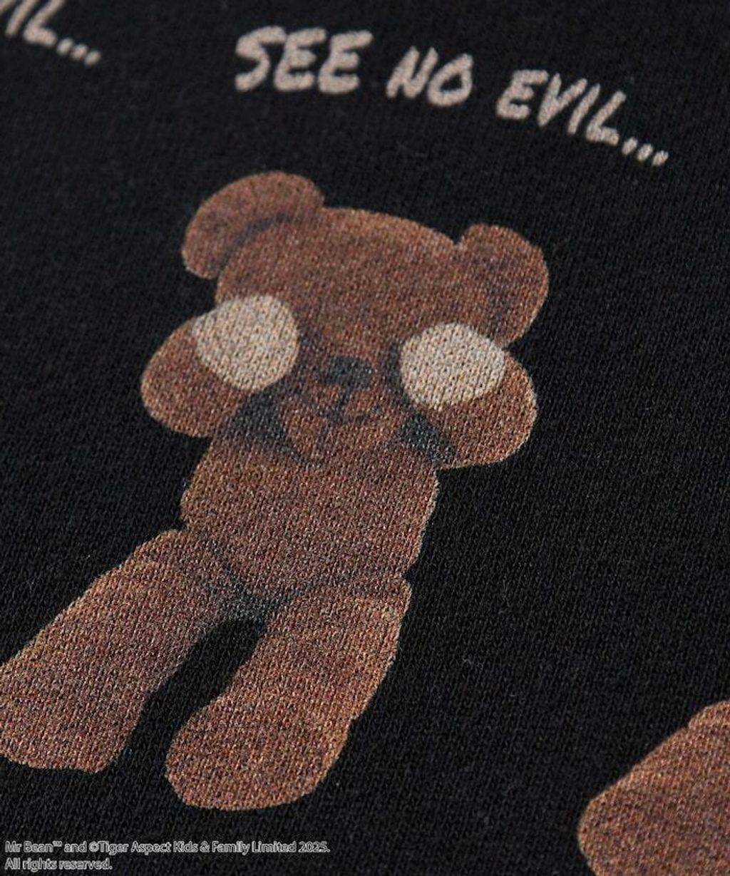 Mr. Bean × FREAKS STORE Teddy印花圓領厚磅大學T_15