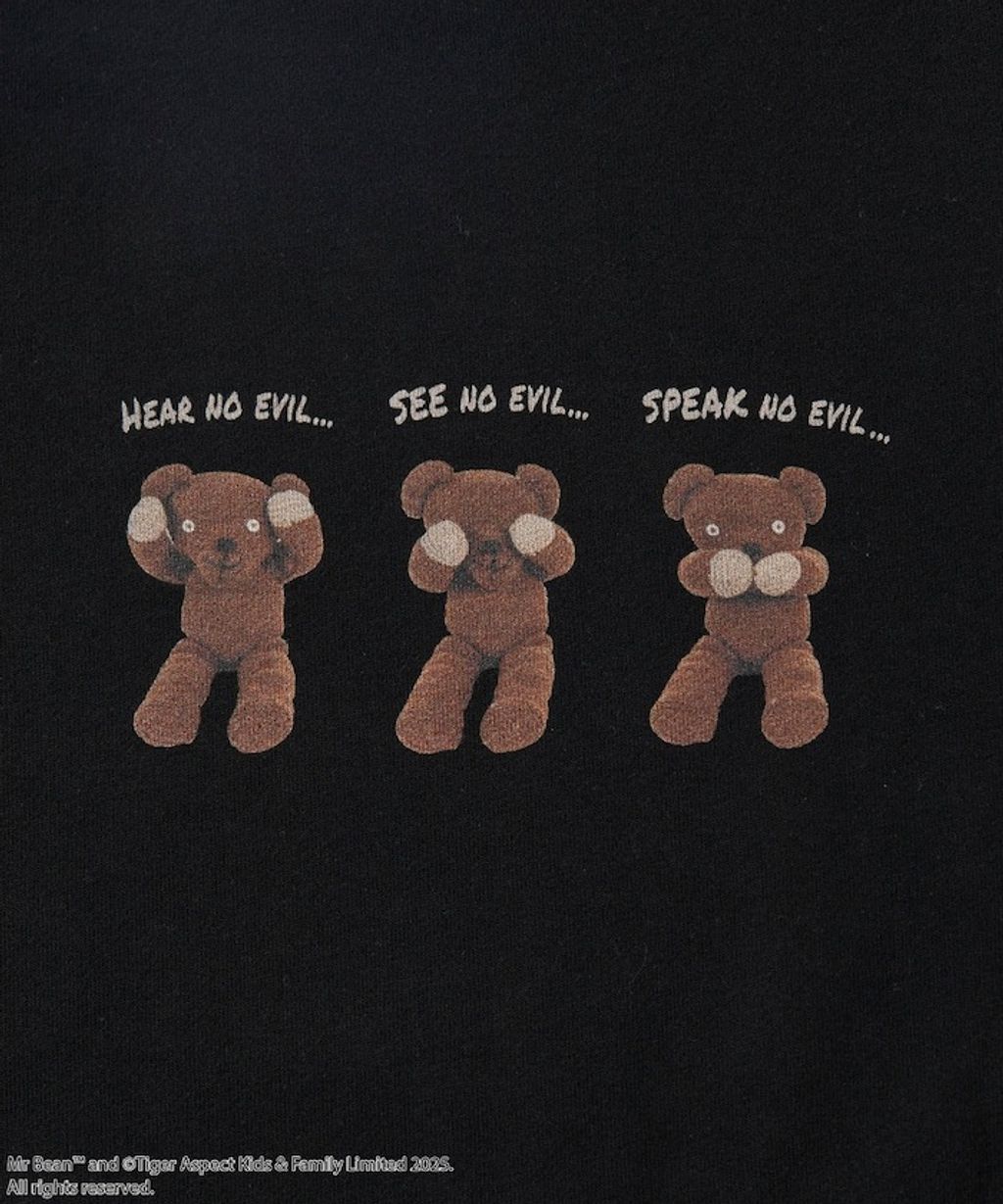 Mr. Bean × FREAKS STORE Teddy印花圓領厚磅大學T_14