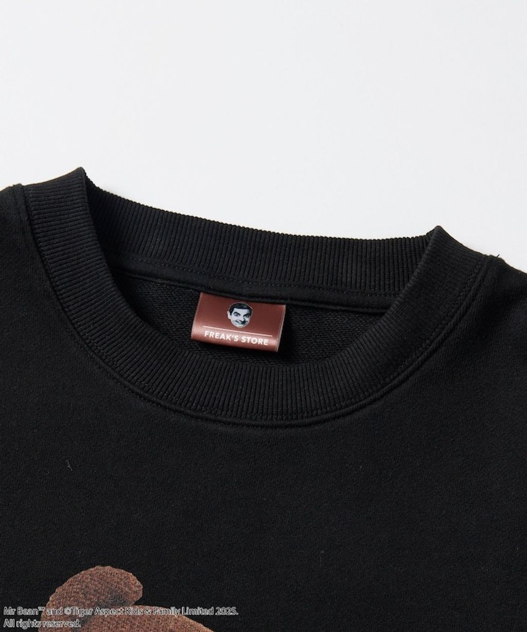 Mr. Bean × FREAKS STORE Teddy印花圓領厚磅大學T_3