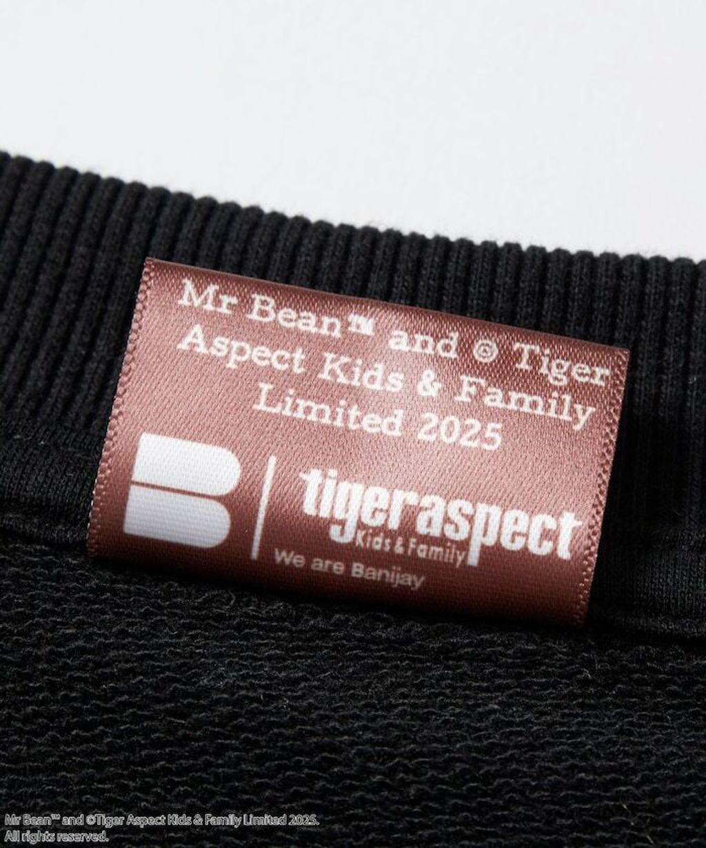 Mr. Bean × FREAKS STORE Teddy印花圓領厚磅大學T_5