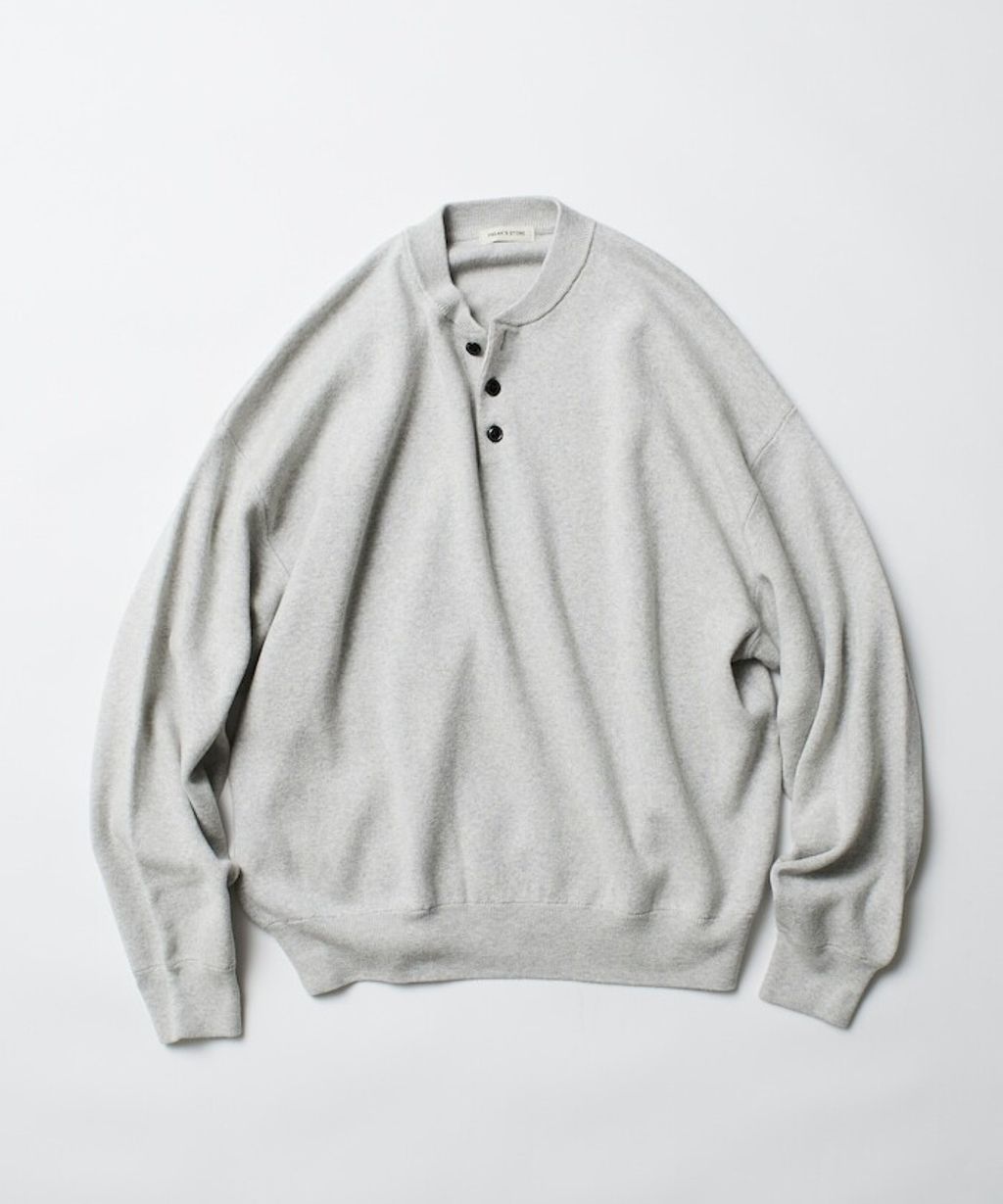 FREAKS STORE Relax Fit針織亨利領上衣_6