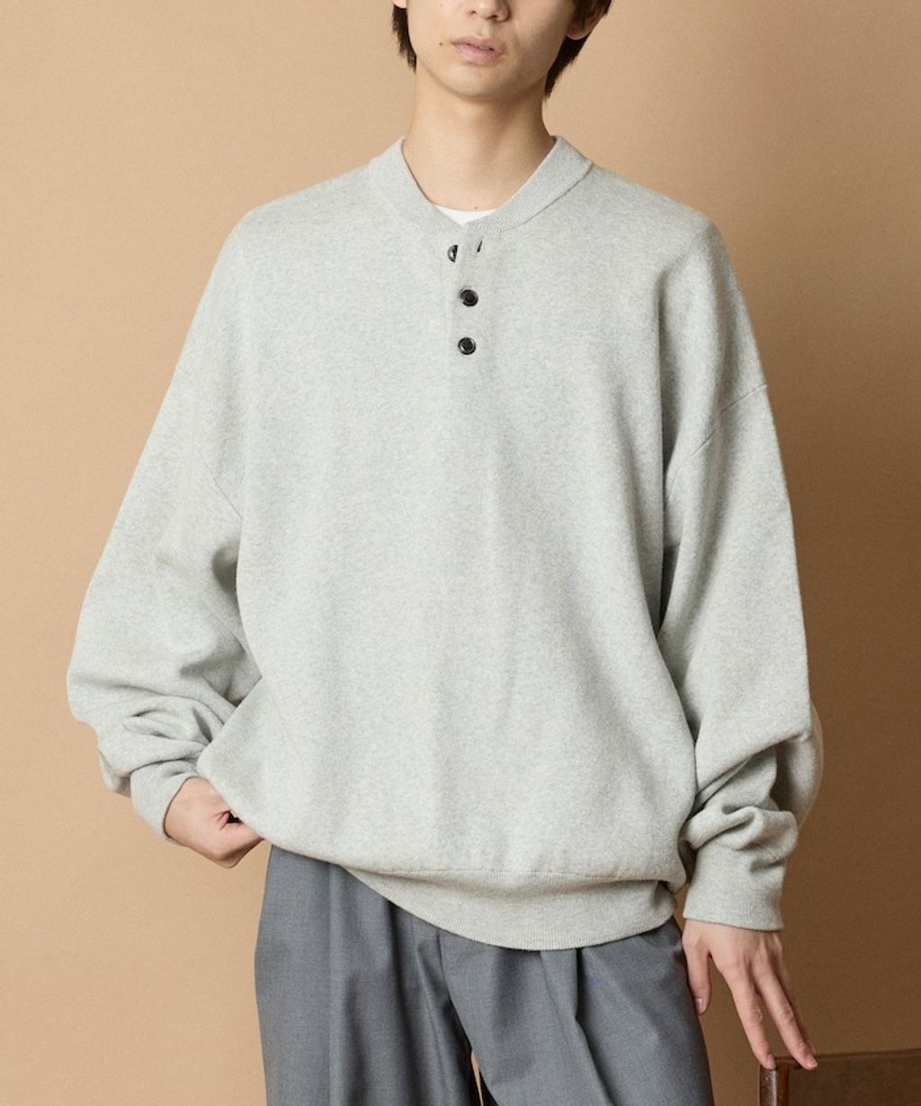 FREAKS STORE Relax Fit針織亨利領上衣_33