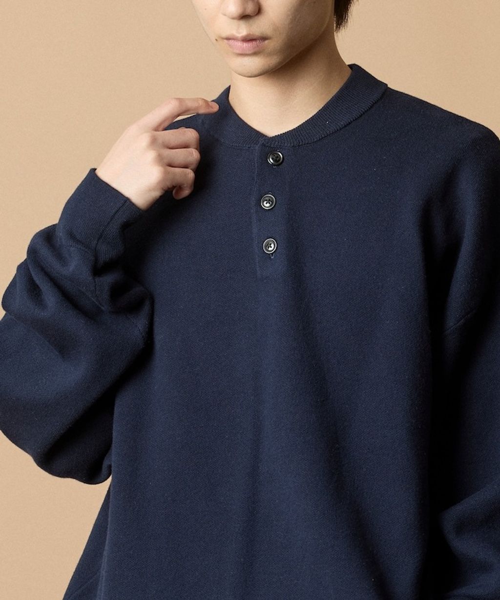 FREAKS STORE Relax Fit針織亨利領上衣_54