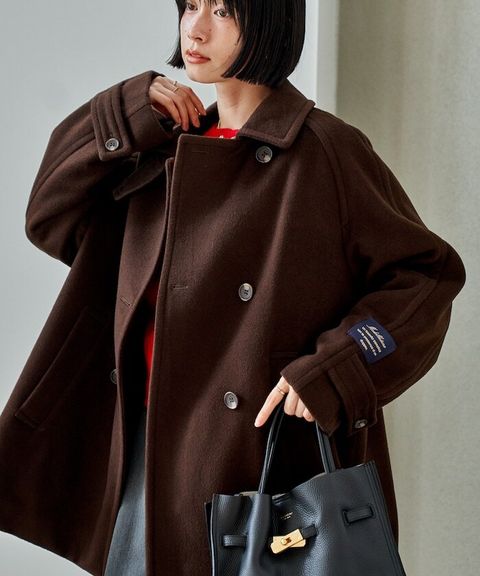 FREAKS STORE 94%高比例羊毛中長版高質感大衣外套_2
