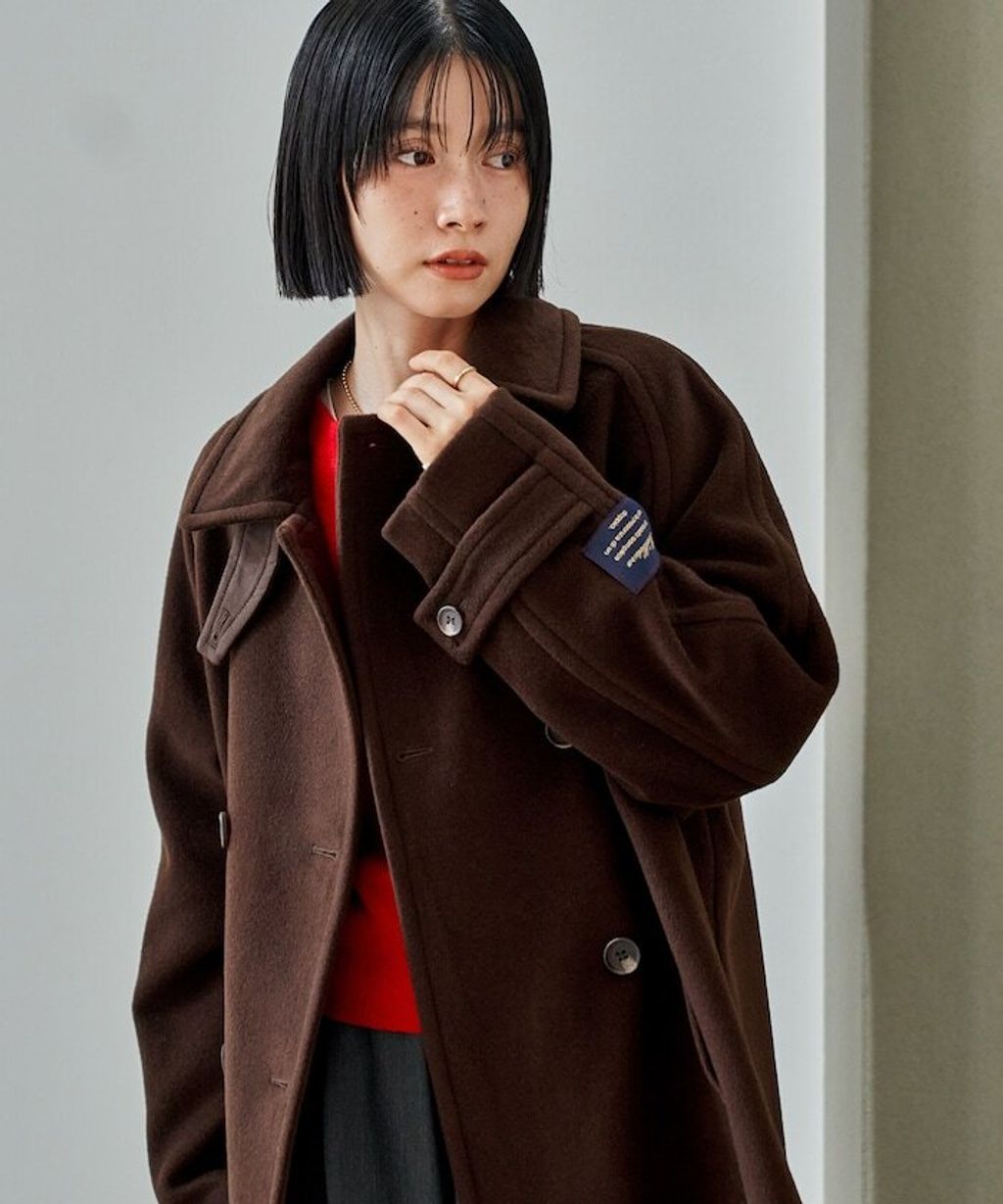 FREAKS STORE 94%高比例羊毛中長版高質感大衣外套_17