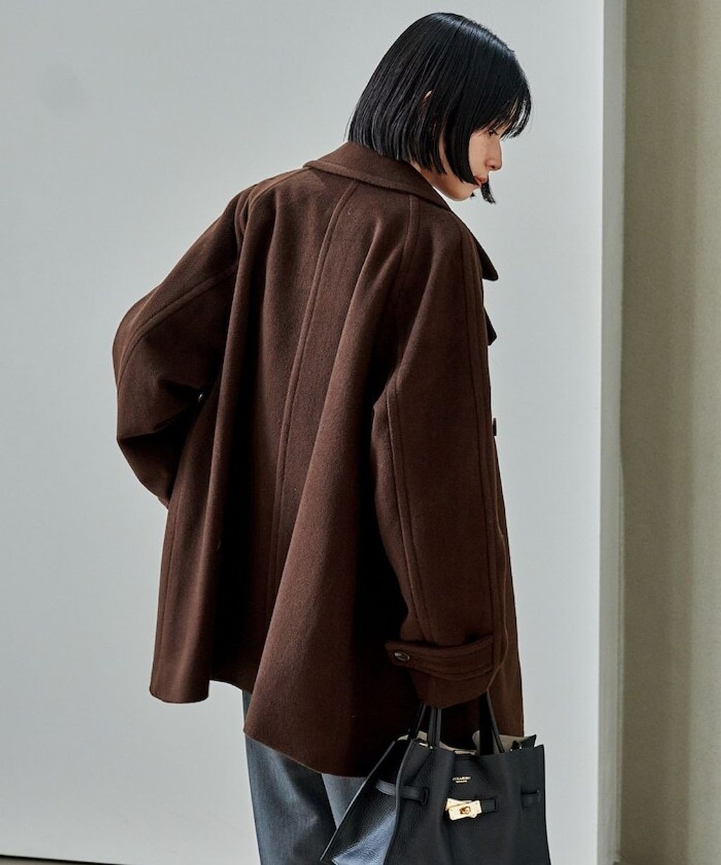 FREAKS STORE 94%高比例羊毛中長版高質感大衣外套_14
