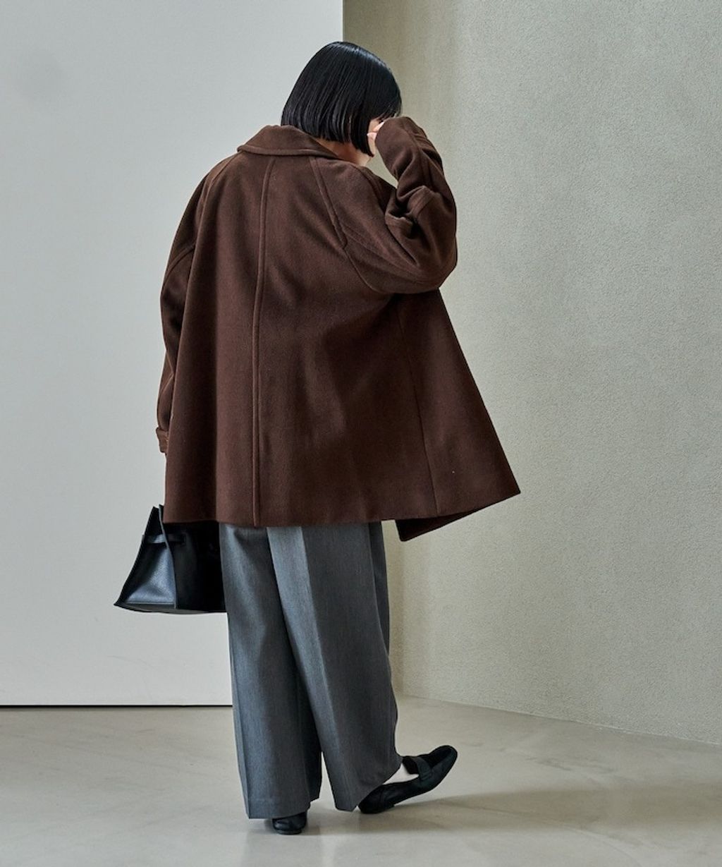 FREAKS STORE 94%高比例羊毛中長版高質感大衣外套_7