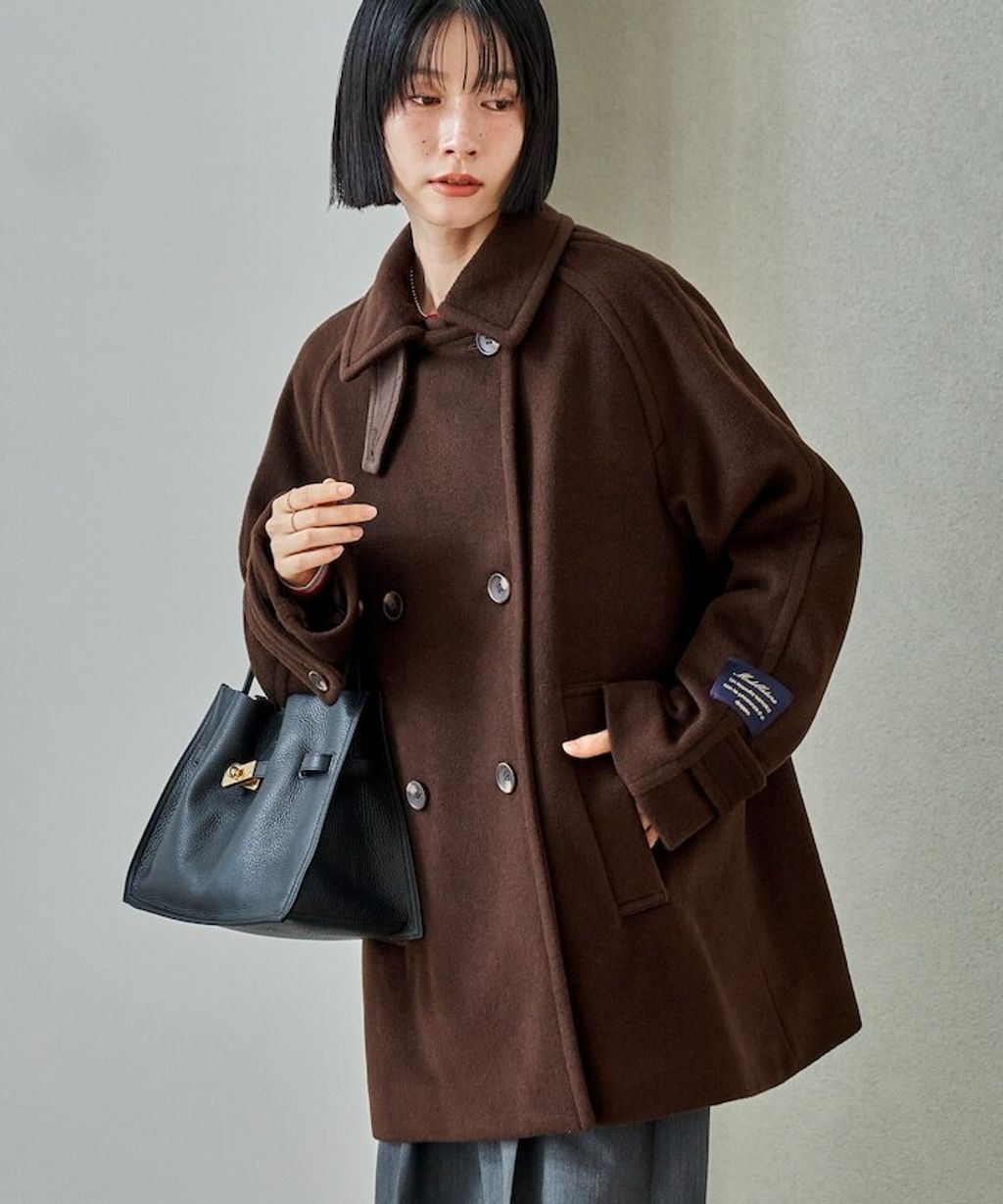FREAKS STORE 94%高比例羊毛中長版高質感大衣外套_21