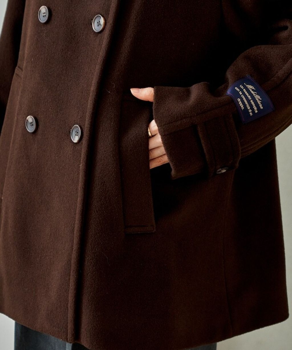 FREAKS STORE 94%高比例羊毛中長版高質感大衣外套_71