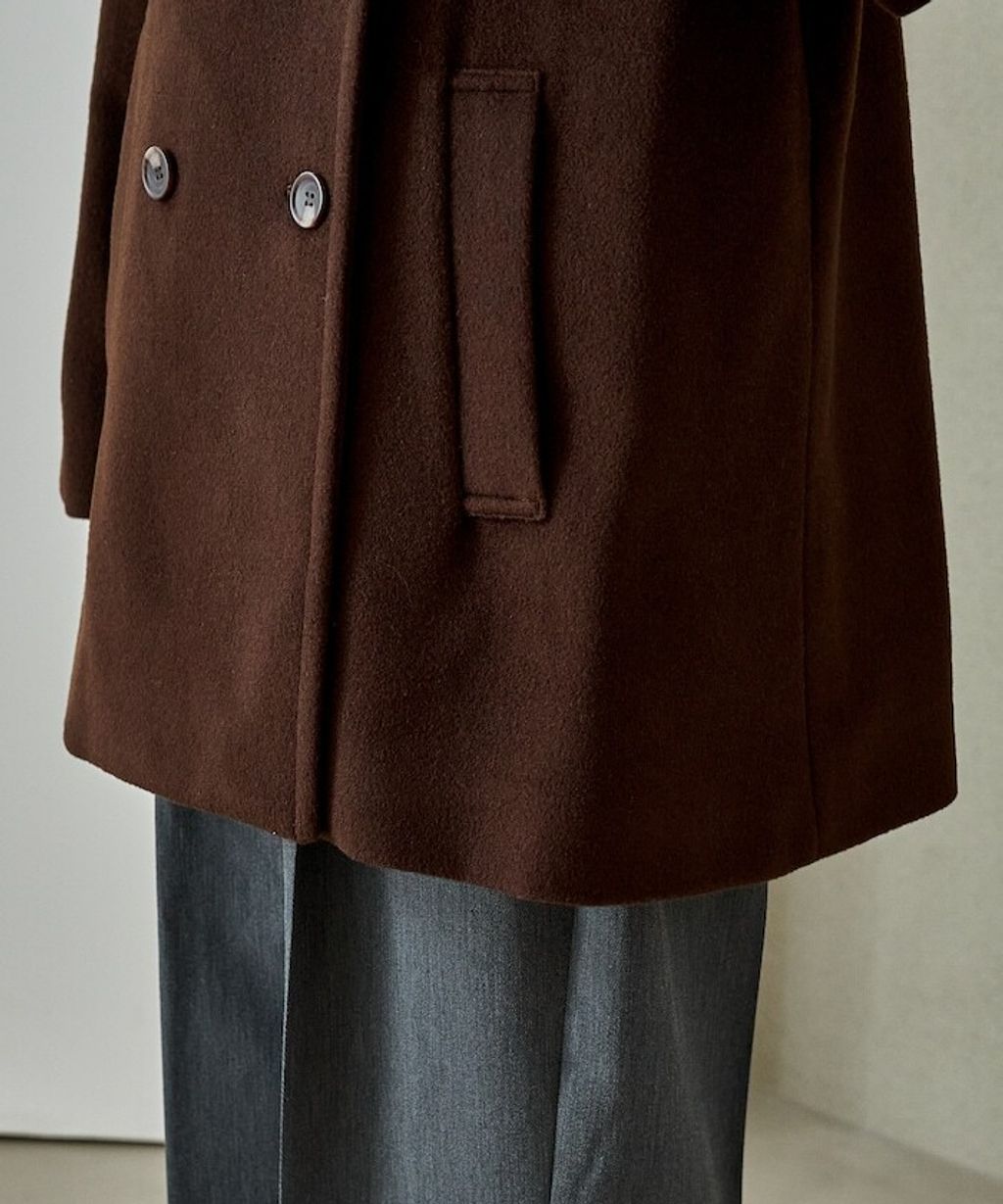 FREAKS STORE 94%高比例羊毛中長版高質感大衣外套_72