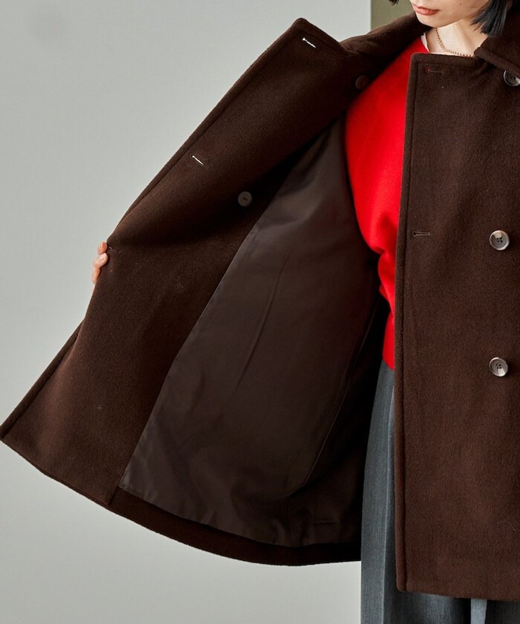 FREAKS STORE 94%高比例羊毛中長版高質感大衣外套_73