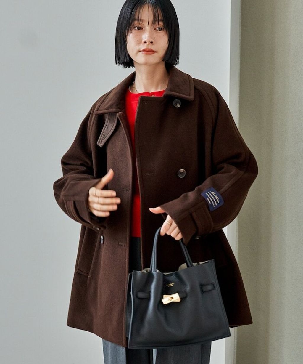 FREAKS STORE 94%高比例羊毛中長版高質感大衣外套_16