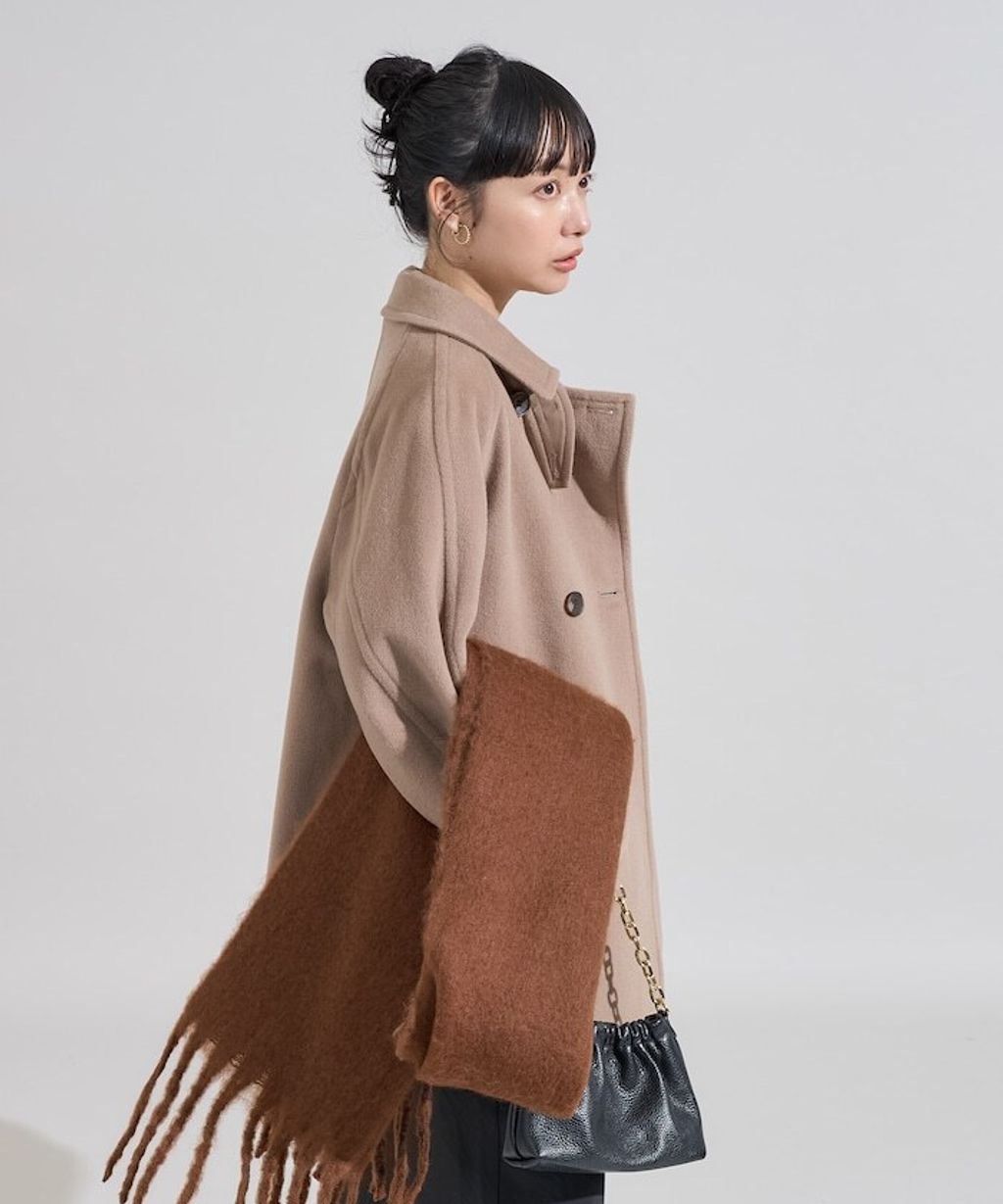 FREAKS STORE 94%高比例羊毛中長版高質感大衣外套_57