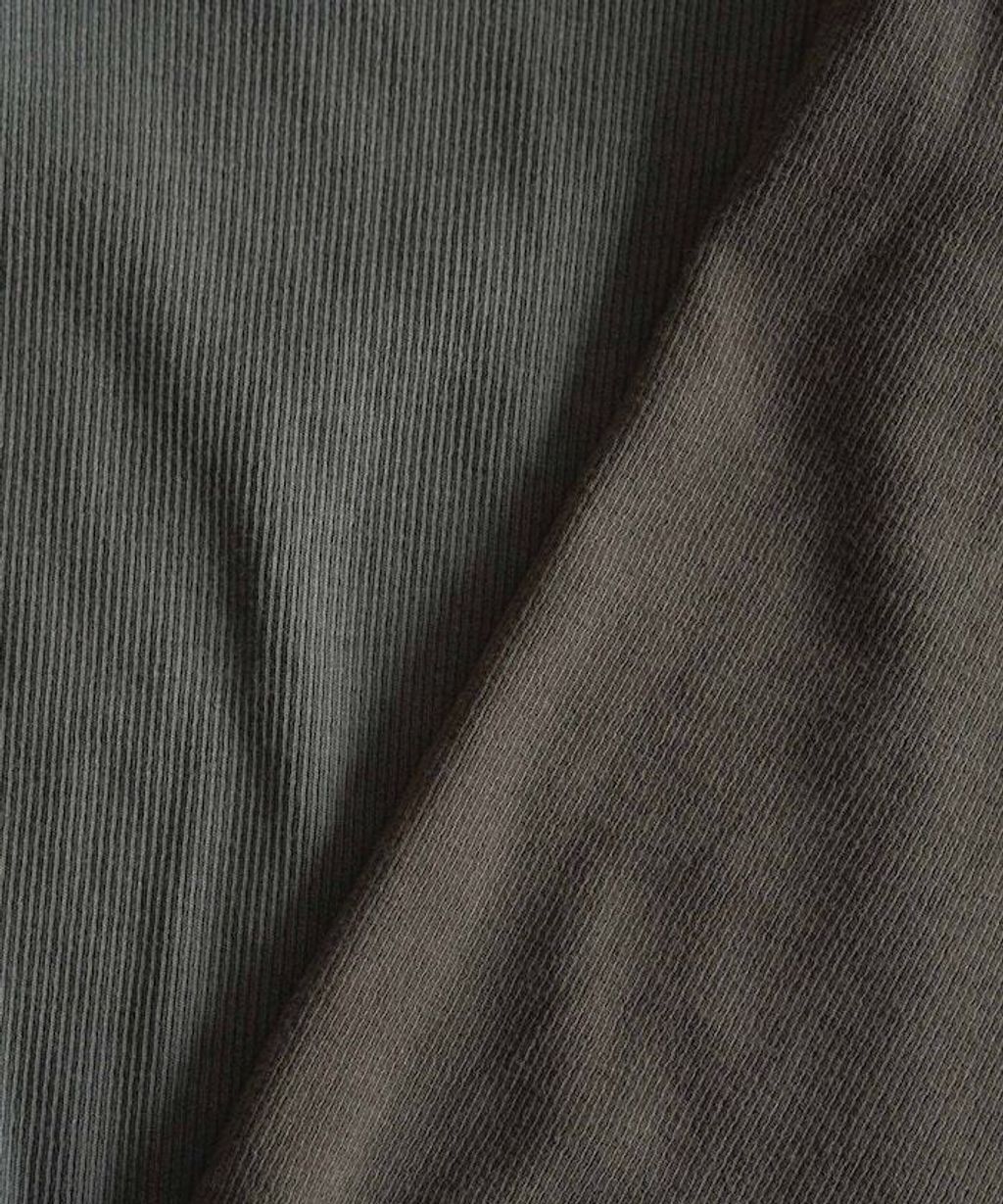 FREAKS STORE 吸濕發熱抗菌防臭羅紋捲邊高領長袖上衣_31