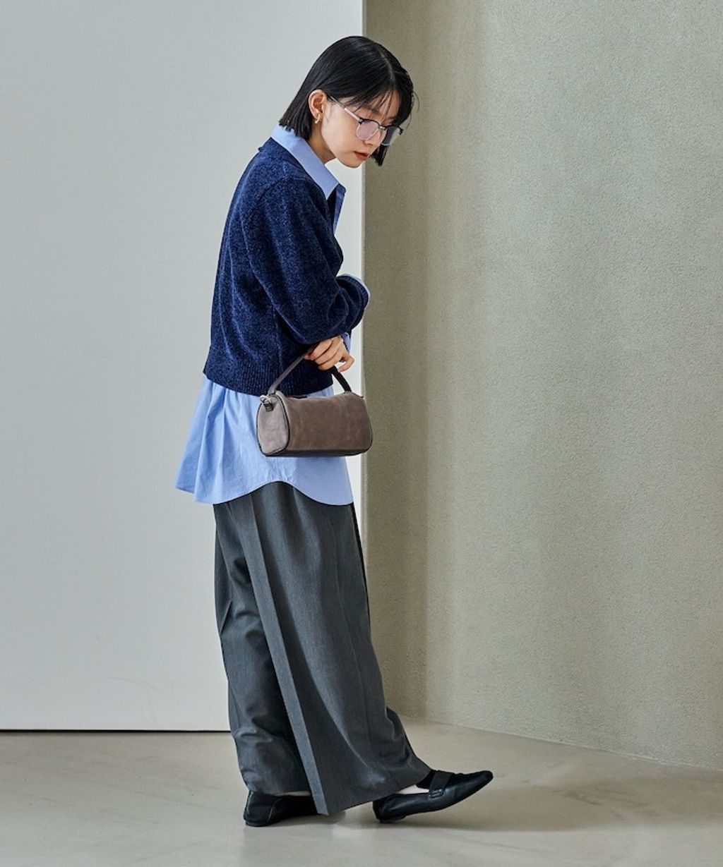 FREAKS STORE 毛絨紗線開領POLO針織上衣_28